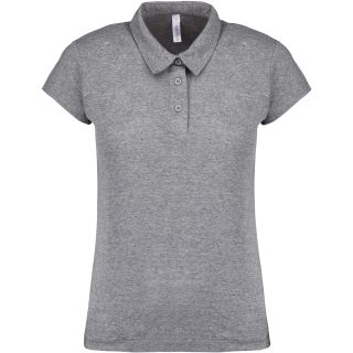 Polo femme jersey K238 - Grey Heather