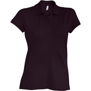 Polo femme manches courtes Brooke K240 - Chocolate