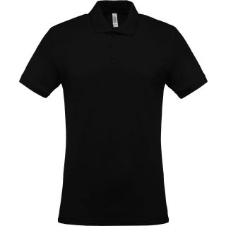 Polo homme piqué manches courtes K254 - Black