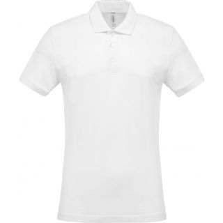 Polo homme piqué manches courtes K254 - White