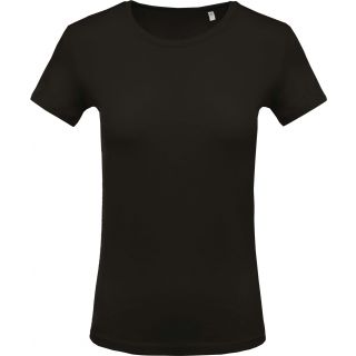T-shirt femme col rond manches courtes K389 - Dark Grey