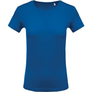 T-shirt femme col rond manches courtes K389 - Light Royal Blue