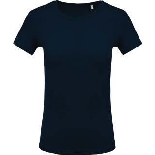 T-shirt femme col rond manches courtes K389 - Navy