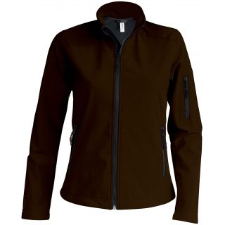 Veste softshell femme K400 - Dark Chocolate