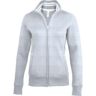 Veste femme molleton zippée K457 - Oxford Grey