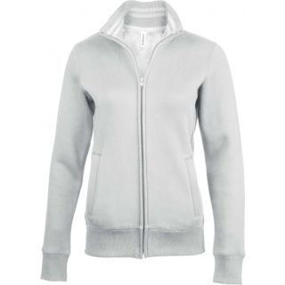Veste femme molleton zippée K457 - White