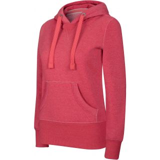Sweat-shirt homme capuche bio K463 - Dark Red Heather