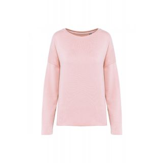 Sweat-shirt femme "Loose" K471 - Pale Pink