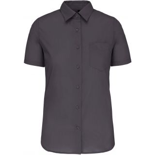 Chemise manches courtes femme Judith K548 - Zinc