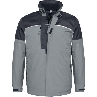 Veste workwear matelassée K6105 - Convoy Grey / Black