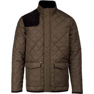 Veste homme matelassée K6126 - Mossy Green / Black