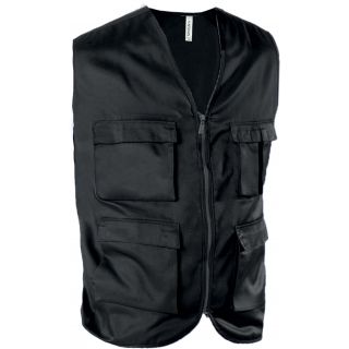 Gilet multipoches K624 - Black