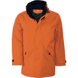 Parka doublure matelassée K677 - Orange