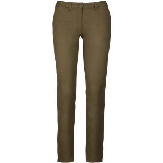 Pantalon femme chino K741 - Light Khaki