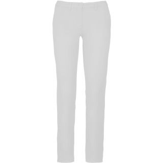 Pantalon femme chino K741 - White