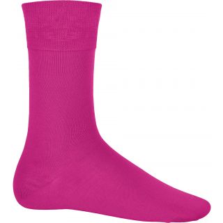 Chaussettes de ville coton K813 - Fuchsia