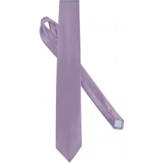 Cravate satinée uni K860 - Lilas
