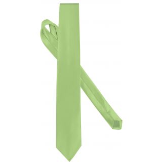 Cravate satinée uni K860 - Lime