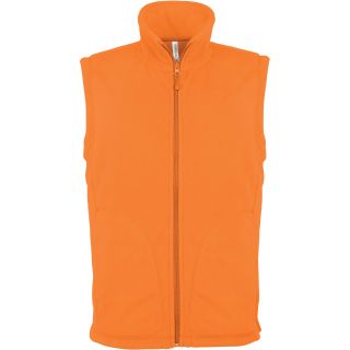 Gilet micropolaire Luca K913 - Orange
