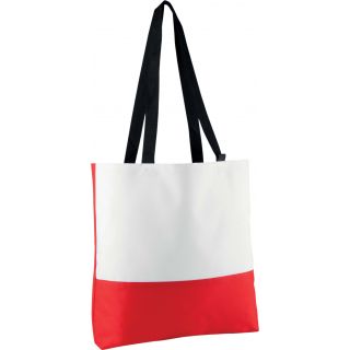 Sac cabas porte documents KI0238 - Red / White
