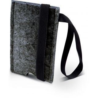 Housse de téléphone en feutre KI0316 - Dark Grey-One Size