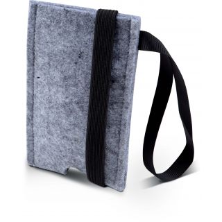 Housse de téléphone en feutre KI0316 - Light Grey-One Size