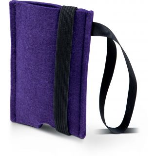 Housse de téléphone en feutre KI0316 - Purple-One Size