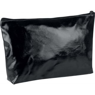 Pochette / trousse en coton enduit personnalisable KI0713 - Black