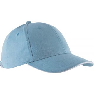 Casquette 6 panneaux Orlando KP011 - Sky Blue / White
