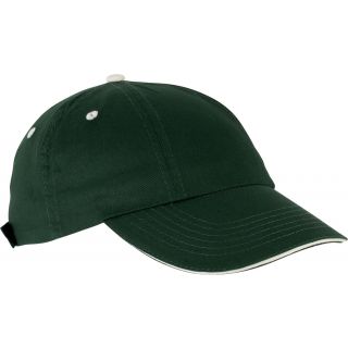 Casquette 6 panneaux Top - Forest Green / Natural