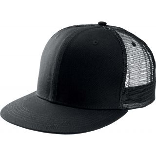 Casquette Trucker 6 panneaux KP113 - Black-One Size