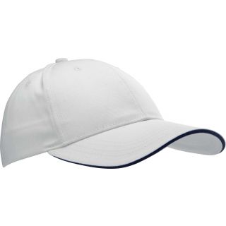 Casquette Polycoton 6 panneaux KP126 - White / Navy - One Size