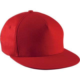Casquette Snapback 5 panneaux KP139 - Red