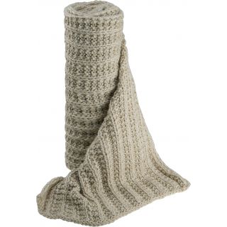 Écharpe tricot bicouleur KP401 - Sand / Natural Melange