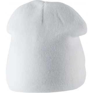 Bonnet avec doublure polaire KP518 - White