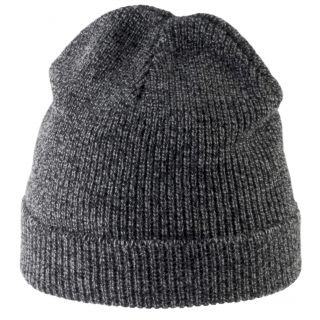 Bonnet fil chiné KP520 - Grey / Black
