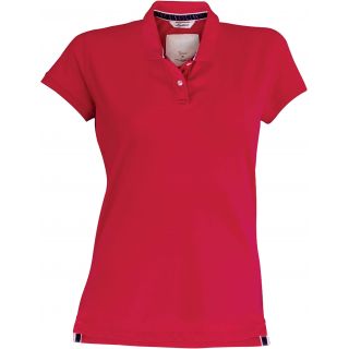 Polo femme Vintage manches courtes KV2201 - Vintage Red