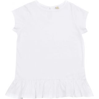 T-shirt bébé fillette à volants LW026 - White