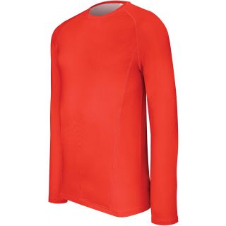 T-shirt sport double peau manches longues unisexe PA005 - Sporty Red