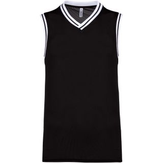 Débardeur polyester University PA4004 - Black / White