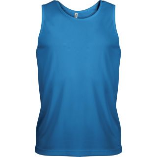 Débardeur homme sport PA441 - Aqua Blue