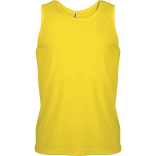 Débardeur homme sport PA441 - True Yellow