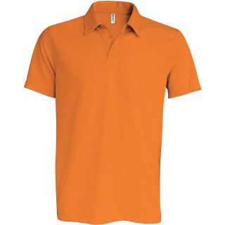 Polo homme sport manches courtes PA482 - Orange