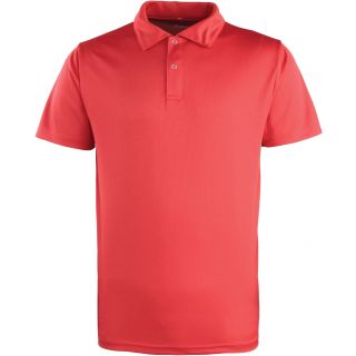 Polo respirant bouton pression Coolchecker PR612 - Red