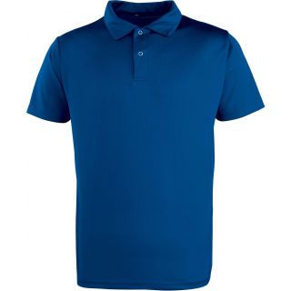 Polo respirant bouton pression Coolchecker PR612 - Royal Blue