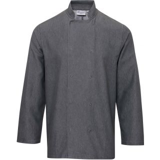Veste chef cuisinier PR660 - Grey Denim
