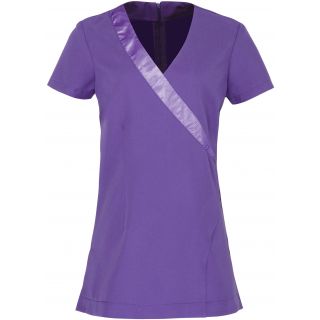 Tunique bande satinée "Rose" PR690 - Purple