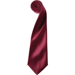 Cravate couleur uni PR750 - Burgundy