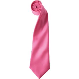 Cravate couleur uni PR750 - Fuchsia