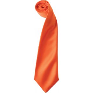 Cravate couleur uni PR750 - Orange